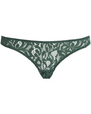 Coco De Mer Lace Isara Open Thong - Green
