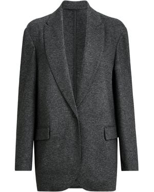 Brunello Cucinelli Cashmere Jersey Blazer - Gray