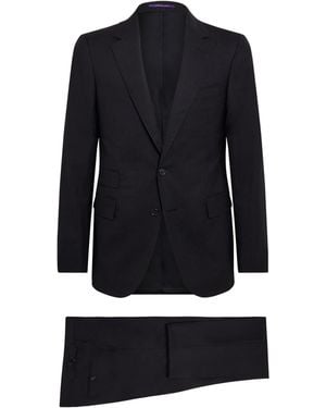 Ralph Lauren Wool Serge Gregory 2-Piece Suit - Black