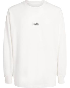 MM6 by Maison Margiela Cotton Numerical Logo T-Shirt - White