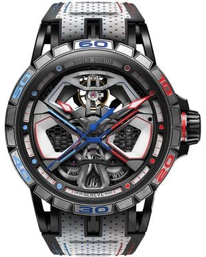 Roger Dubuis Titanium Excalibur Spider Monobalancier Watch - Black