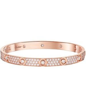 Cartier Love And Diamond Bracelet - Pink