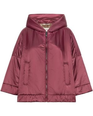 Max Mara Water-Repellent Padded Jacket - Red
