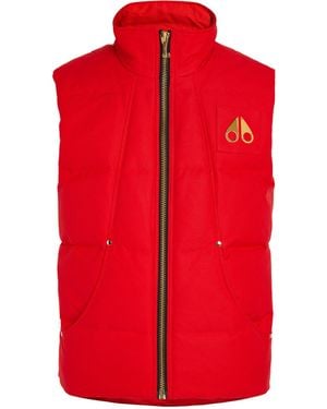 Moose Knuckles Down-filled Montreal Gilet - Red