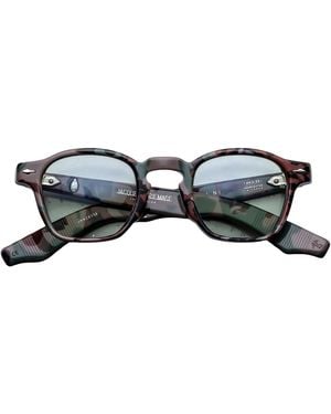 Jacques Marie Mage Zephirin Round Sunglasses - Black
