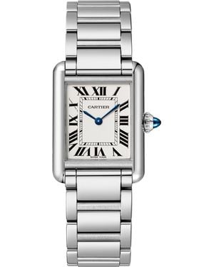 Cartier Small Steel Tank Must Watch - White