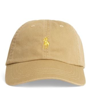 Polo Ralph Lauren Polo Pony Baseball Cap - Natural