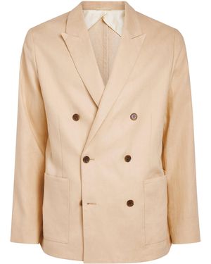 NN07 Linen Jordin Blazer - Natural