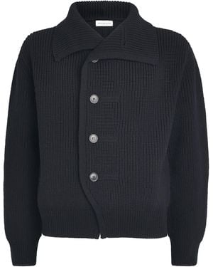 Dries Van Noten Wool Cardigan - Blue