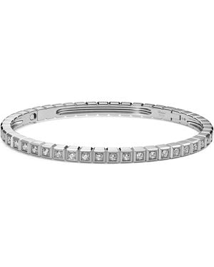 Chopard And Diamond Ice Cube Bracelet - White