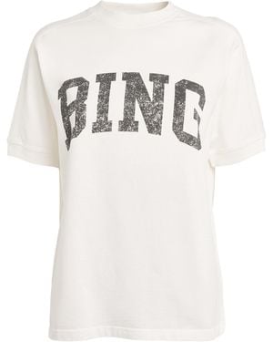 Anine Bing Cotton Jaylin T-Shirt - White