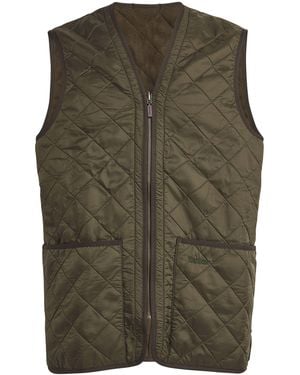 Barbour Quilted Zip-In Liner Gilet - Green