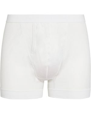 Zimmerli of Switzerland 252 Royal Classic Boxer Briefs - White