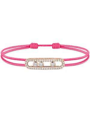 Messika Care(S) And Diamond Pavé Bracelet - Pink