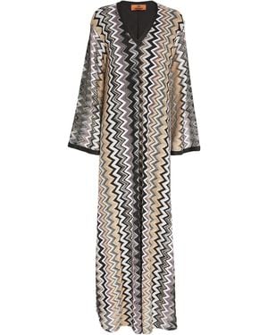 Missoni Zigzag Kaftan - White