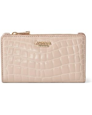 Aspinal of London Small Mayfair Purse - Natural