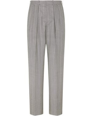 Tom Ford Silk Tailored Trousers - Grey