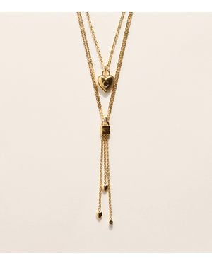 Chloé Mini Paddington Charm Necklace - Natural