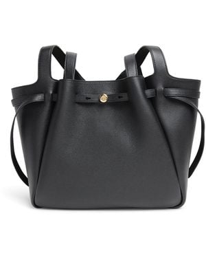 Tory Burch Leather Romy Tote Bag - Black