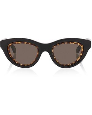 Loewe Mini Anagram Cat Eye Sunglasses - Brown
