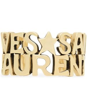 Saint Laurent Yves Open Cuff - Metallic