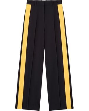 Loewe Tape-Trim Tailored Pants - Blue