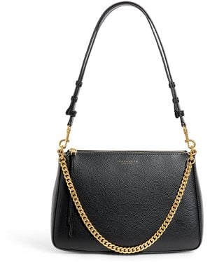 Tory Burch Leather Perry Shoulder Bag - Black