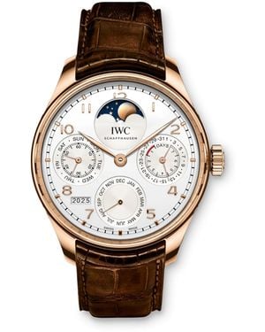 IWC Schaffhausen Portugieser Perpetual Calendar Watch - Metallic