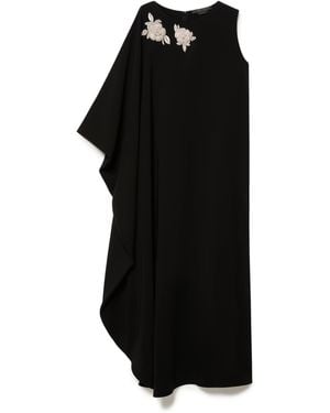 Marina Rinaldi Embellished Maxi Dress - Black