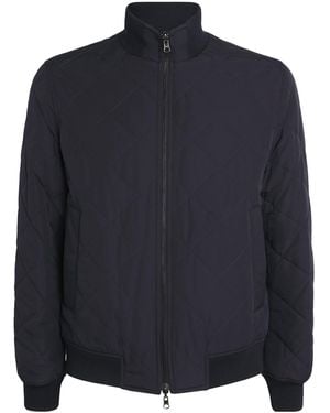 Pal Zileri Reversible Bomber Jacket - Blue