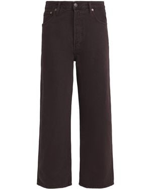 Agolde Ren Wide-Leg Jeans - Brown