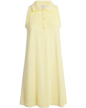Hunza G Towelling Tennis Mini Dress - Yellow