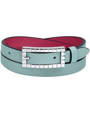 Chopard Leather Reversible Ice Cube Bracelet - Red