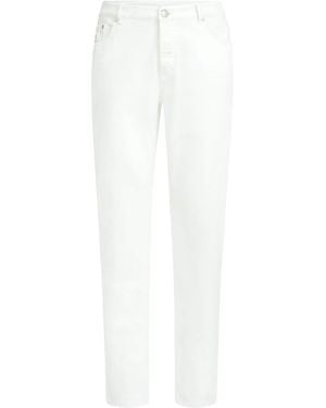 Brunello Cucinelli Comfort Straight Jeans - White