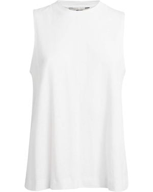 ME+EM Organic Cotton Swing Tank Top - White