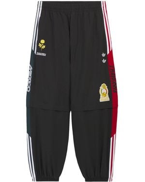 Willy Chavarria X Adidas Originals Anthem Oversized Joggers - Black