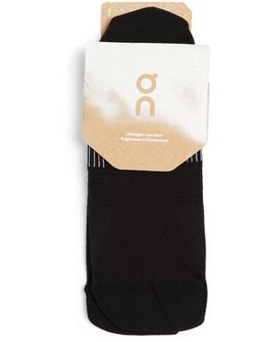 On Shoes Ultralight Low Socks - Black