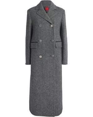 MAX&Co. Wool Double-Breasted Coat - Grey