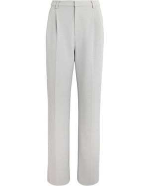 Huishan Zhang Crepe Lucian Tailored Trousers - Grey