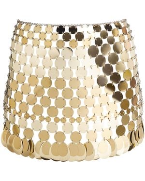 Rabanne Chain-Link Mini Skirt - Metallic