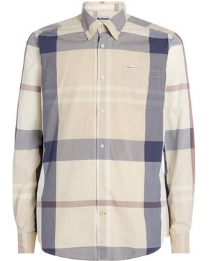 Barbour Cotton Harris Tailored Shirt - Blue