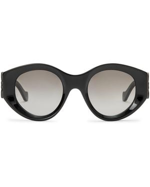 Loewe Maxi Anagram Butterfly Sunglasses - Black