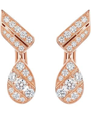Chaumet And Diamond Joséphine Aigrette Earrings - Metallic