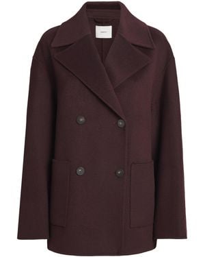 JOSEPH Wool-Cashmere Flavia Coat - Purple