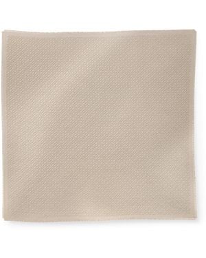 Cartier Wool-Silk C De Shawl - Natural