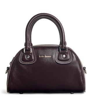 adidas X Wales Bonner Small Leather Cross-Body Bag - Purple