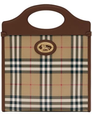 Burberry Mini Canvas Pocket Bag - Brown