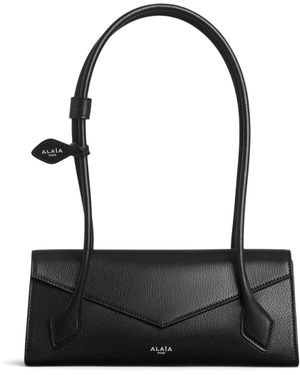 Alaïa Small Leather Le Teckel Shoulder Bag - Black