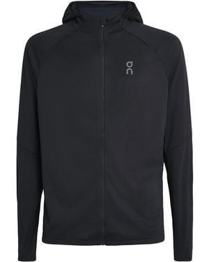 On Shoes Climate Zip-Up Hoodie - Blue