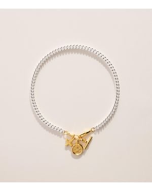 Tilly Sveaas Plated Moi + Toi Cluster Necklace - Natural